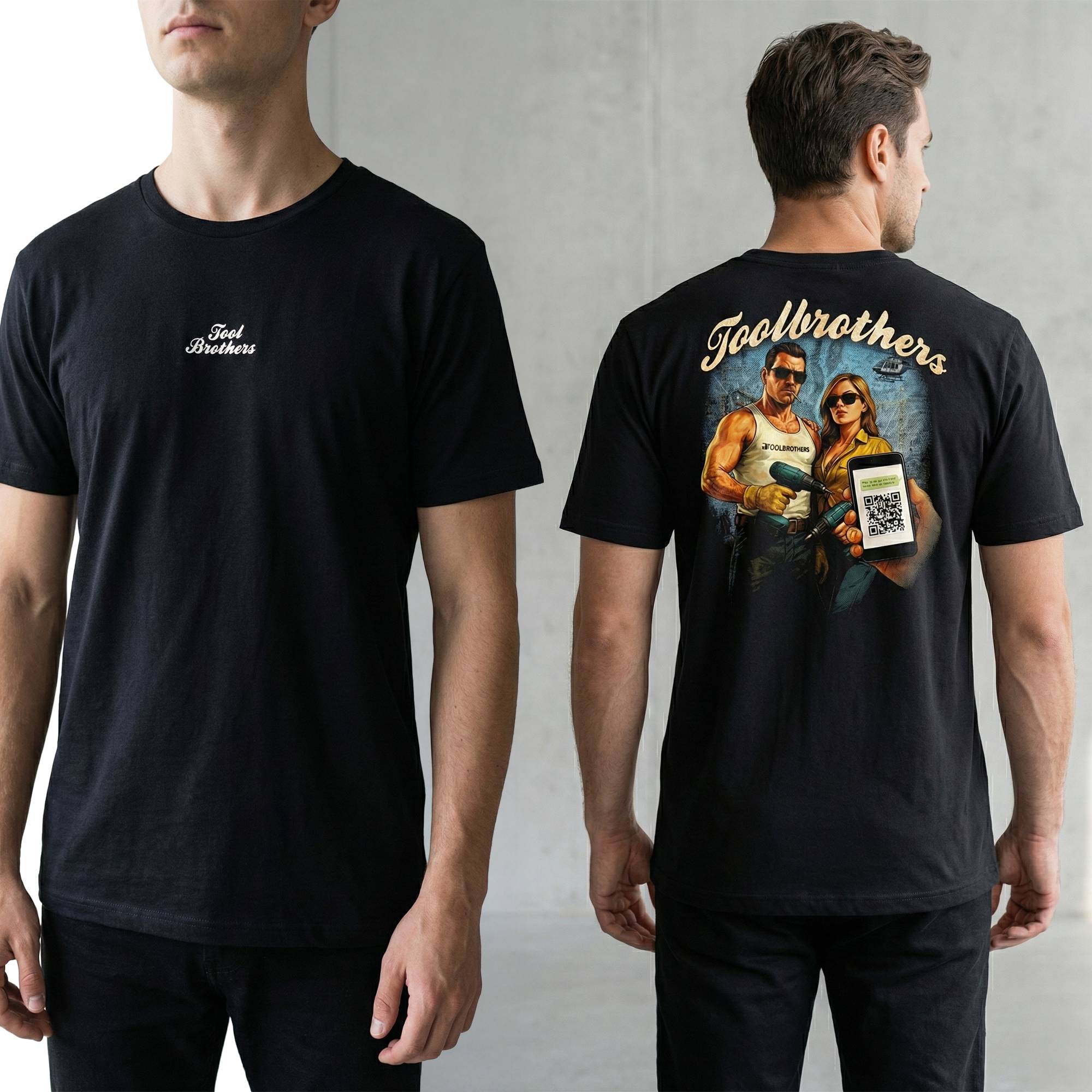 Toolbrothers Fan Shirt Simple Black Groesse XL 3 - toolbrothers