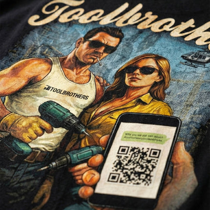 Toolbrothers Fan Shirt Simple Black Groesse XXL 4 - toolbrothers