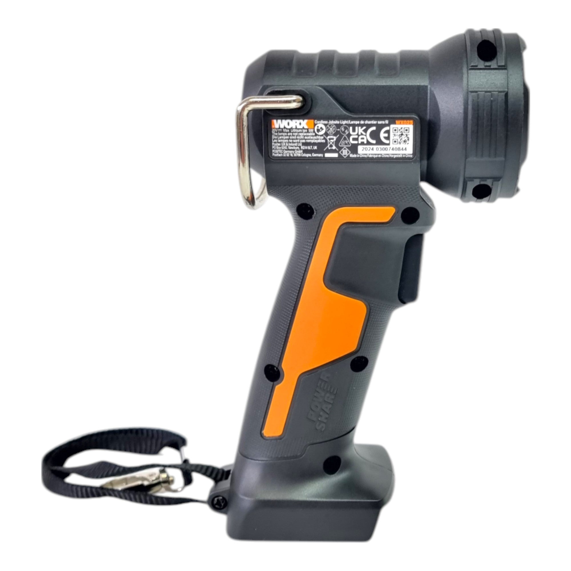 Worx WX 025 9 Akku LED Taschenlampe 20 V 160 350 lm Solo ohne Akku ohne Ladegeraet 4 - toolbrothers