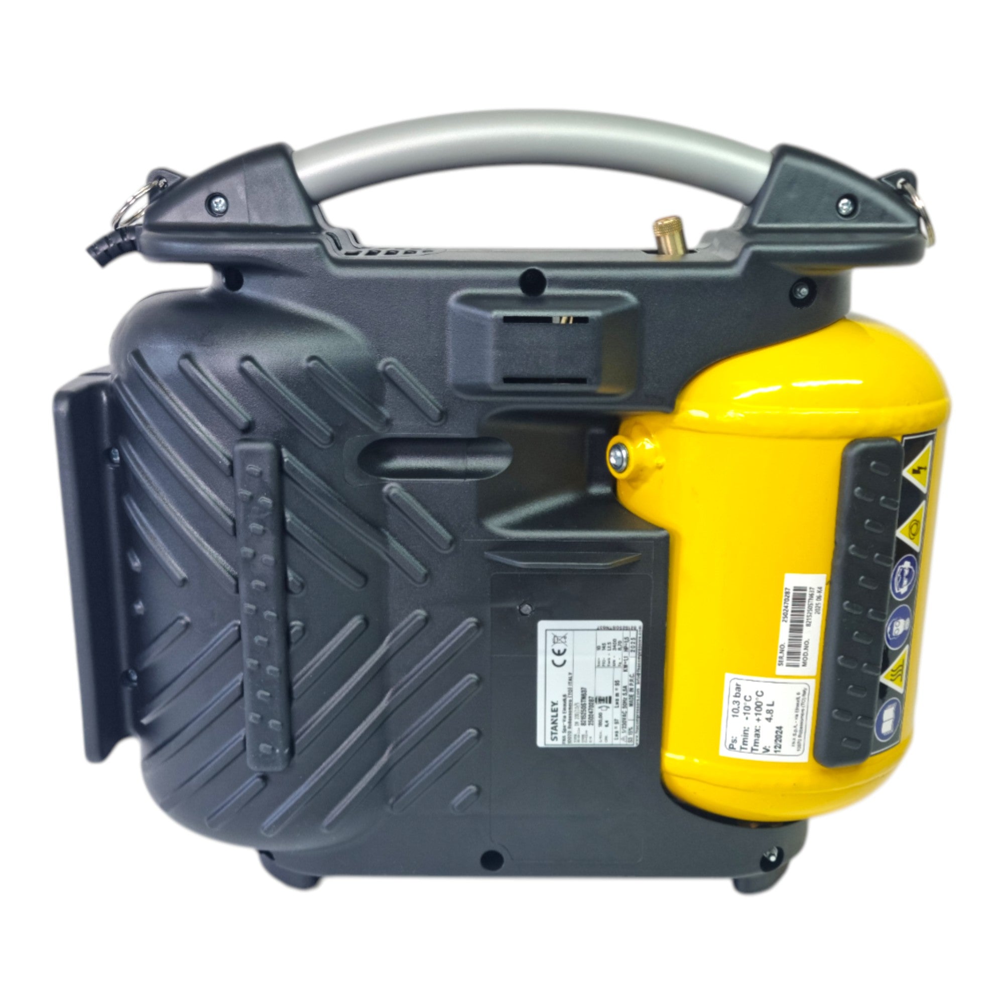 Stanley DN 200 10 5 Airboss Kompressor 1100 Watt 10 bar 5 L lfrei 3 - toolbrothers