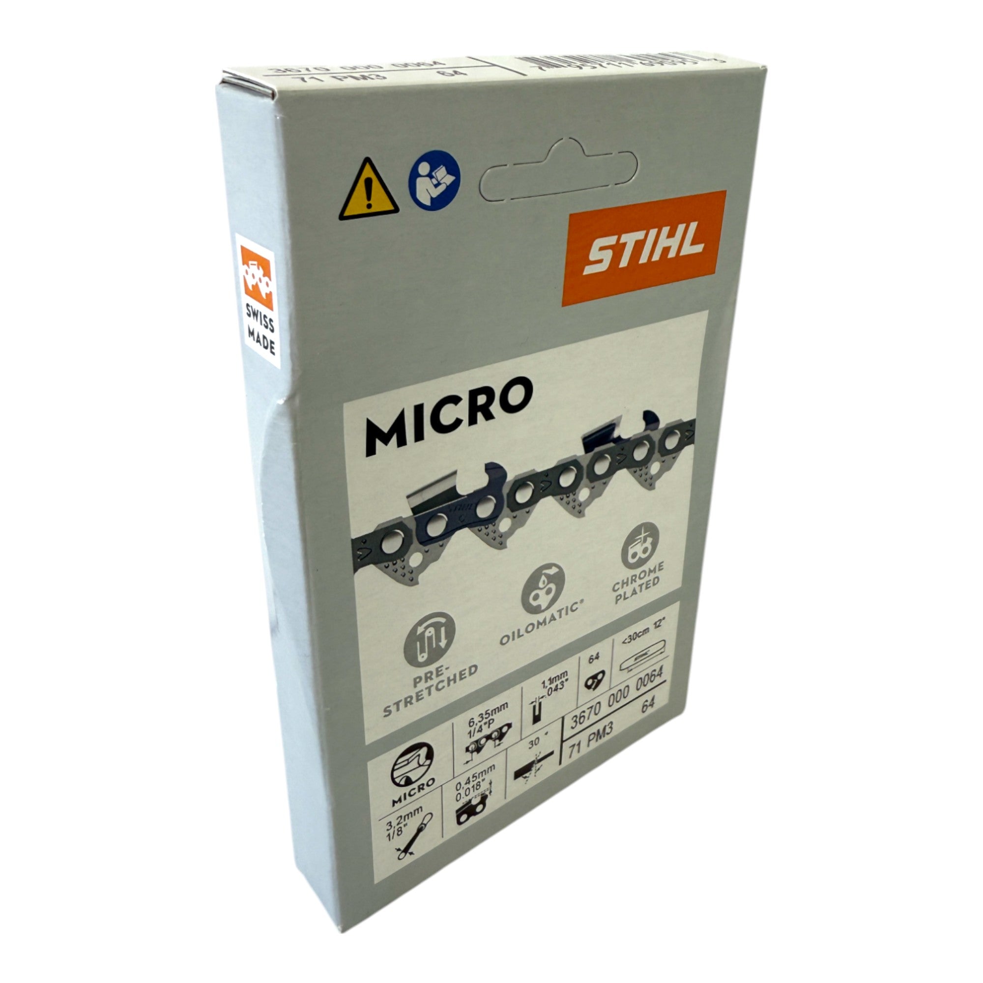 Stihl 6x 1 4 Picco Micro 3 PM3 Saegekette 30 cm 1 4 P 1 1 mm 64 TG 6 Stueck 6x 36700000064  2 - toolbrothers