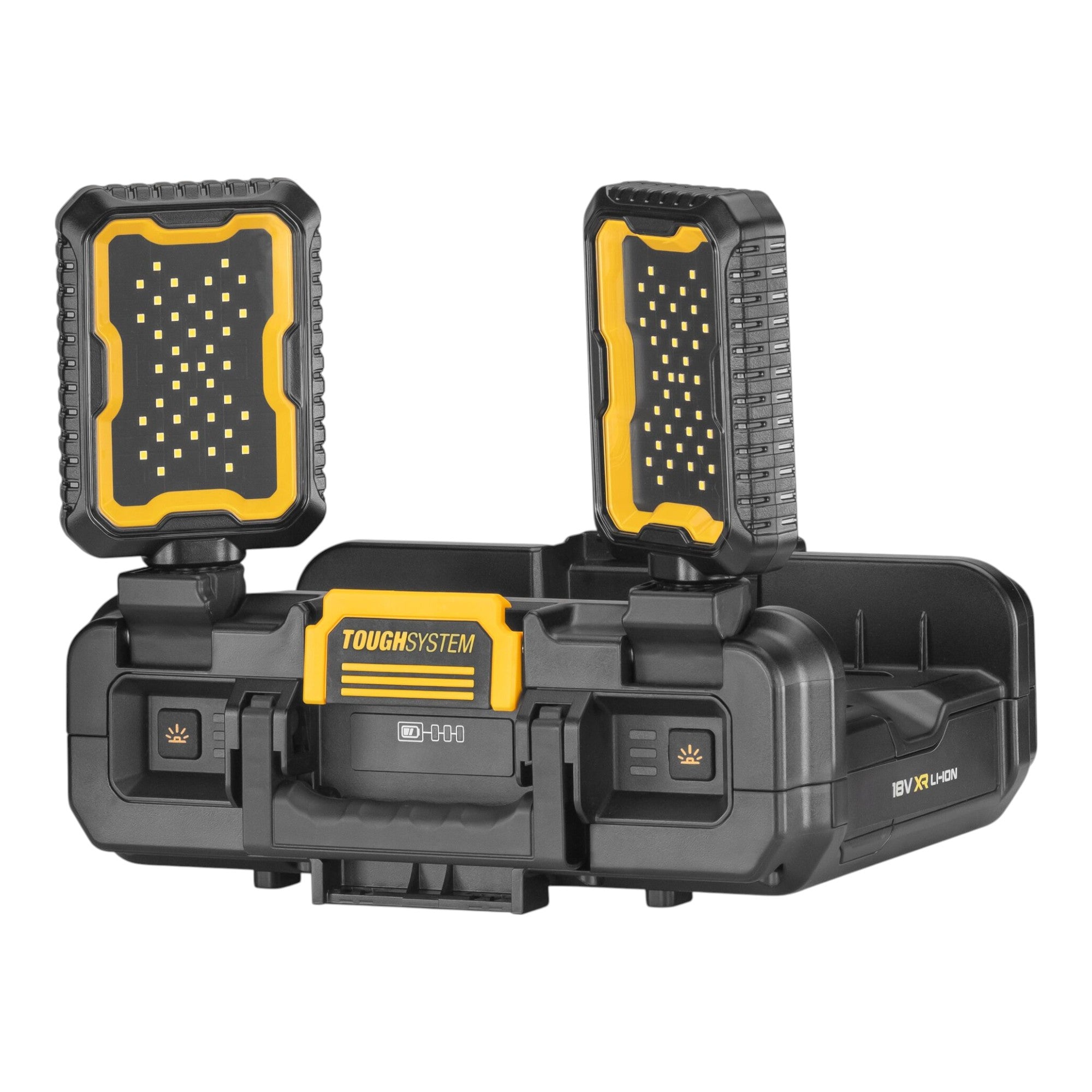 DeWalt DWST08061 1 Werkzeugbox mit integrierten Leuchten 395 x 352 x 255 mm ToughSystem 2 0 2x Powerstack Akku 5 0 Ah Ladegeraet 2 - toolbrothers