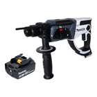 Makita DHR 202 T1W Akku Bohrhammer 18 V 20 mm 2 0 J weiss 1x Akku 5 0 Ah ohne Ladegeraet 0 - toolbrothers