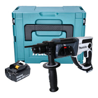 Makita DHR 202 F1JW Akku Bohrhammer 18 V 20 mm 2 0 J weiss 1x Akku 3 0 Ah Makpac ohne Ladegeraet 0 - toolbrothers