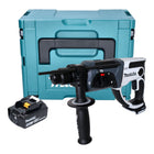 Makita DHR 202 T1JW Akku Bohrhammer 18 V 20 mm 2 0 J weiss 1x Akku 5 0 Ah Makpac ohne Ladegeraet 0 - toolbrothers