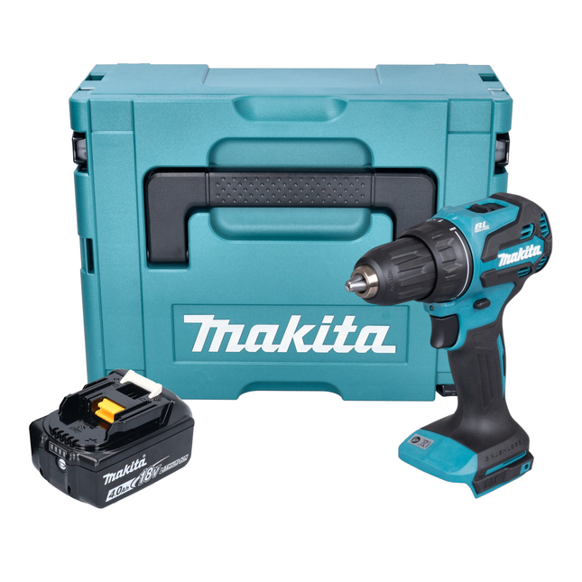 Makita DDF 490 M1J Akku Bohrschrauber 18 V 65 Nm 1 2 Brushless 1x Akku 4 0 Ah Makpac ohne Ladegeraet 0 - toolbrothers