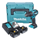Makita DHP 490 RFJ Akku Schlagbohrschrauber 18 V 65 Nm Brushless 2x Akku 3 0 Ah Ladegeraet Makpac 0 - toolbrothers
