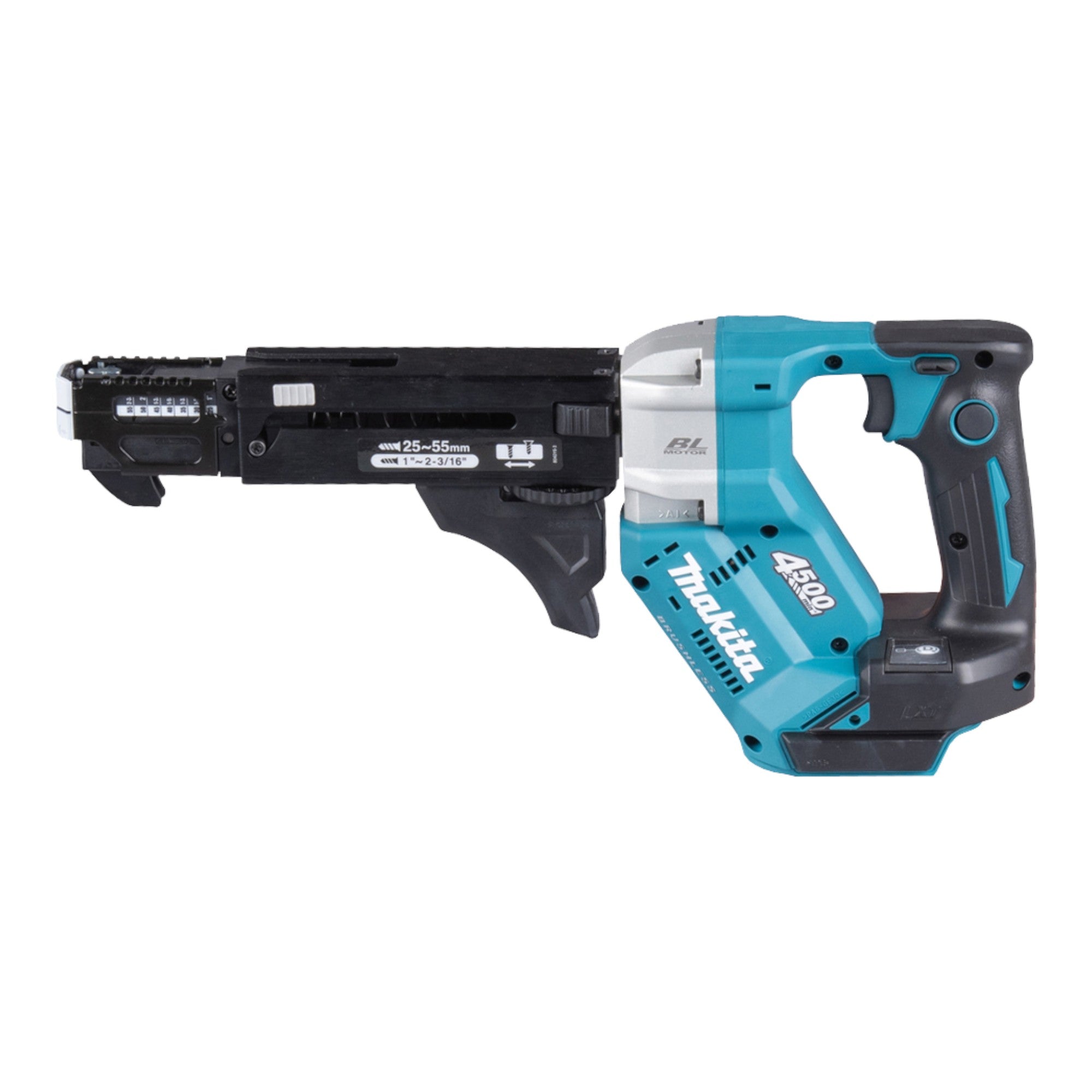 Makita DFR 552 M1J Akku Magazinschrauber 18 V 25 55 mm Brushless 1x Akku 4 0 Ah Makpac ohne Ladegeraet 1 - toolbrothers