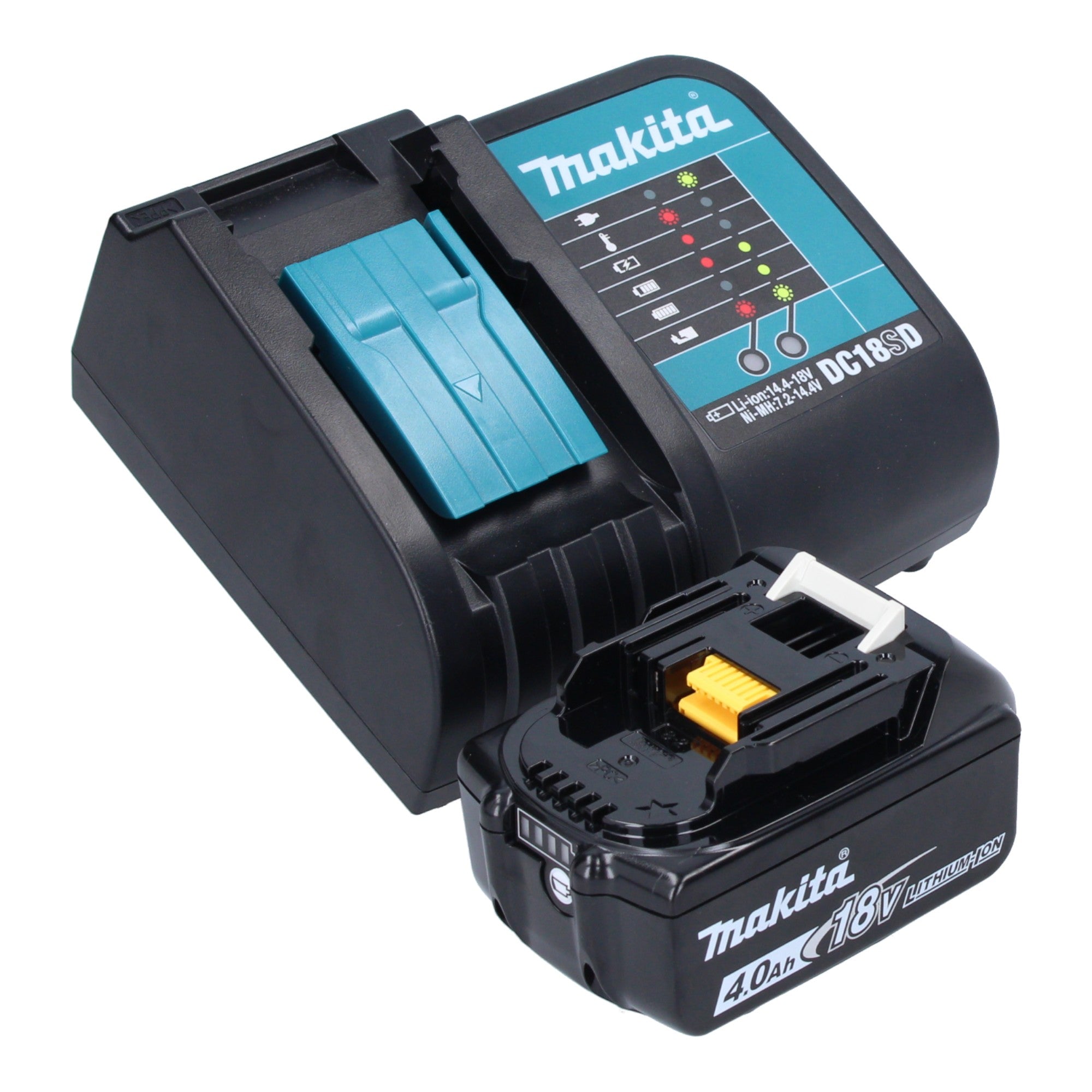 Makita DFR 552 SM1J Akku Magazinschrauber 18 V 25 55 mm Brushless 1x Akku 4 0 Ah Ladegeraet Makpac 3 - toolbrothers