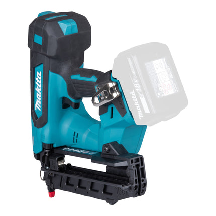 Makita DBN 610 RM1J Akku Stauchkopfnagler 18 V 32 64 mm Brushless 1x Akku 4 0 Ah Ladegeraet Makpac 4 - toolbrothers