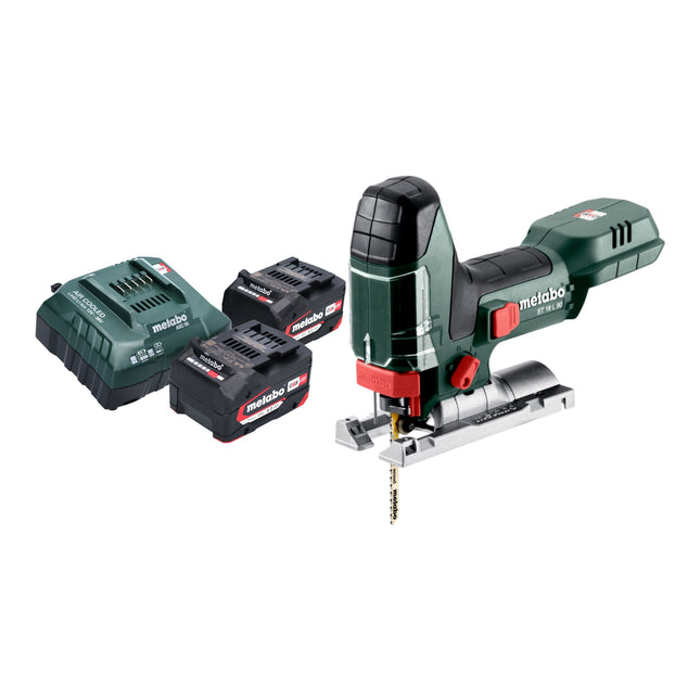 Metabo ST 18 L 90 Akku Stichsaege 18 V 90 mm 2x Akku 4 0 Ah Ladegeraet 0 - toolbrothers