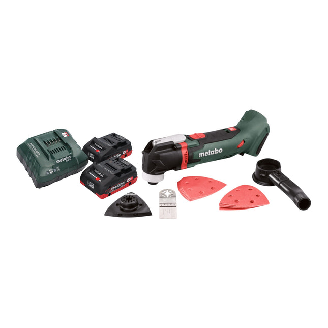 Metabo MT 18 LTX Akku Multitool 18 V OIS Starlock 2x LiHD Akku 4 0 Ah Ladegeraet 0 - toolbrothers