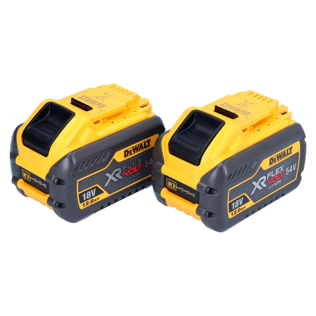 DeWalt DCB 548 Y2 2x Akku 18 V 54 V max 12 Ah 12000 mAh Li Ion XR FLEXVOLT mit Ladestandanzeige 0 - toolbrothers