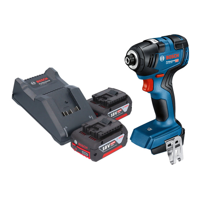 Bosch GDR 18V 200 Professional Akku Drehschlagschrauber 18 V 200 Nm Brushless 2x Akku 4 0 Ah Ladegeraet 0 - toolbrothers