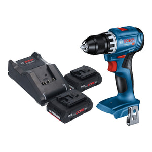 Bosch GSR 18V-45 Professional Akku Bohrschrauber 18 V 45 Nm Brushless + 2x ProCORE Akku 4,0 Ah + Ladegerät
