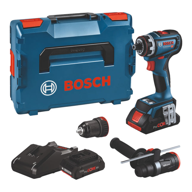 Bosch GSR 18V 90 FC Professional Akku Bohrschrauber 18 V 64 Nm 06019K6205 2x ProCORE Akku 4 0 Ah Ladegeraet L Boxx 0 - toolbrothers
