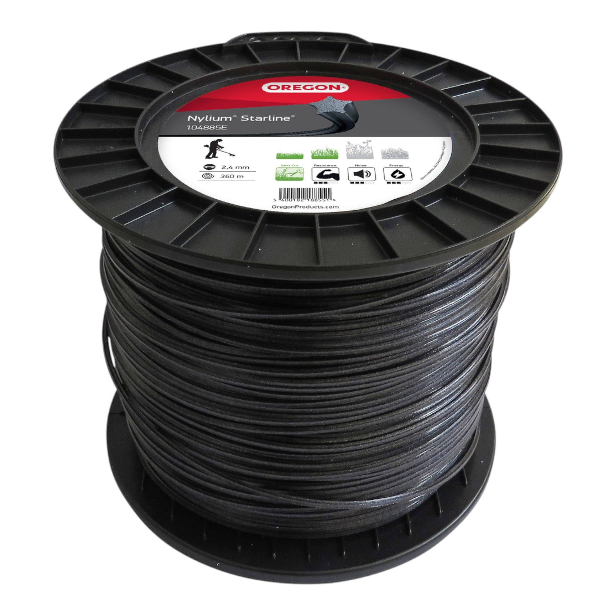 Oregon Nylium Starline Trimmerfaden 2 4 mm x 360 m 104885E fuer Benzin und Akkugeraete 1 - toolbrothers