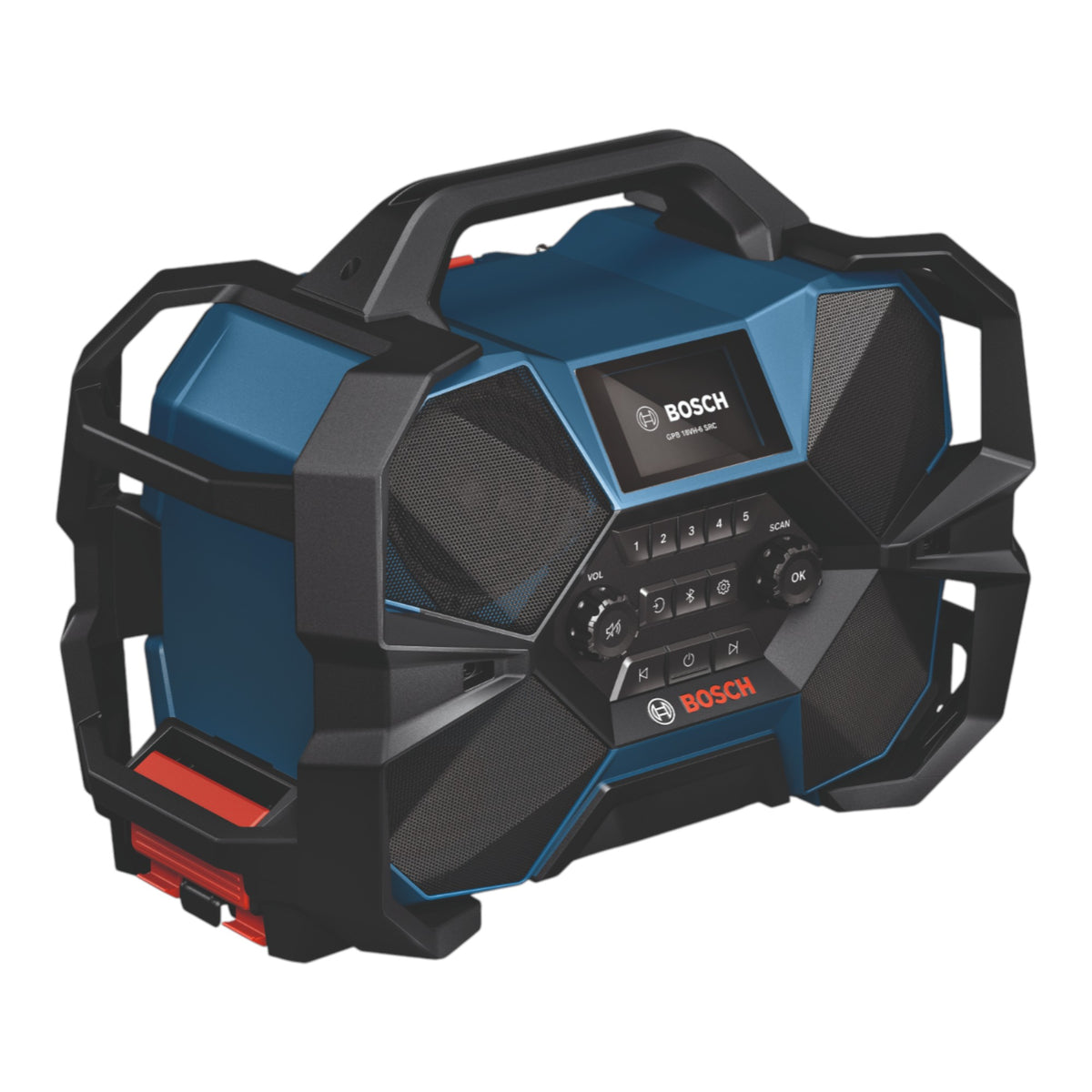 Bosch GPB 18VH-6 SRC Professional Akku Radio 12 - 18 V ( 06014A6200 ) FM / DAB+ / Bluetooth / AUX IP54 Solo - ohne Akku, ohne Ladegerät