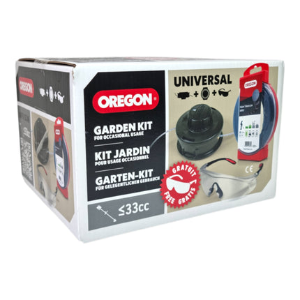 Oregon Garten Set Fadenkopf Faden Schutzbrille 646568 fuer Freischneider bis 33 cm  1 - toolbrothers