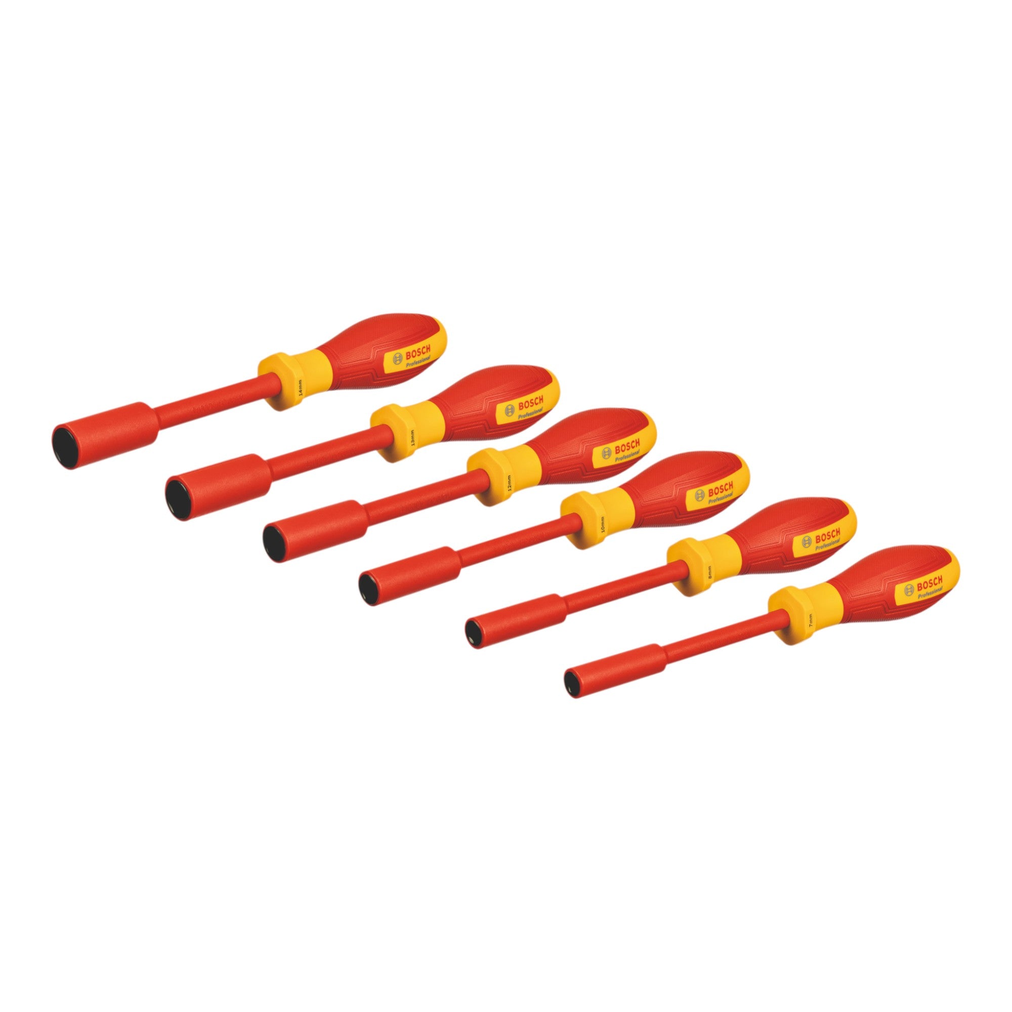 Bosch Professional VDE Steckschluessel Set 6 tlg 1600A02NF3 7 8 10 12 13 14 mm 0 - toolbrothers