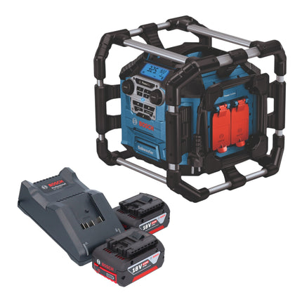 Bosch GPB 18V 5 C Professional Akku Radio 18 V Bluetooth 2x Akku 4 0 Ah Ladegeraet 0 - toolbrothers