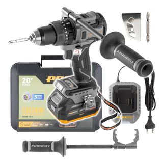 Procraft Industrial CD20B 1b Akku Bohrschrauber 20 V 150 Nm 1x Akku 4 0 Ah Ladegeraet Koffer 0 - toolbrothers