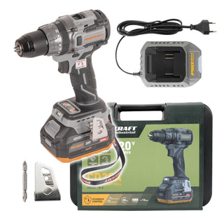 Procraft CD20A Akku Bohrschrauber 20 V 85 Nm 1x Akku 4 0 Ah Ladegeraet Koffer 0 - toolbrothers