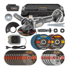 Procraft SAG125B CD Akku Winkelschleifer 20 V 125 mm Brushless 1x Akku 4 0 Ah Ladegeraet Koffer 0 - toolbrothers