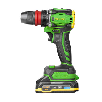 Procraft PA18ProDFR Akku Schrauber 20 V 30 Nm Brushless 1x Akku 1 5 Ah Ladegeraet Koffer 4 - toolbrothers