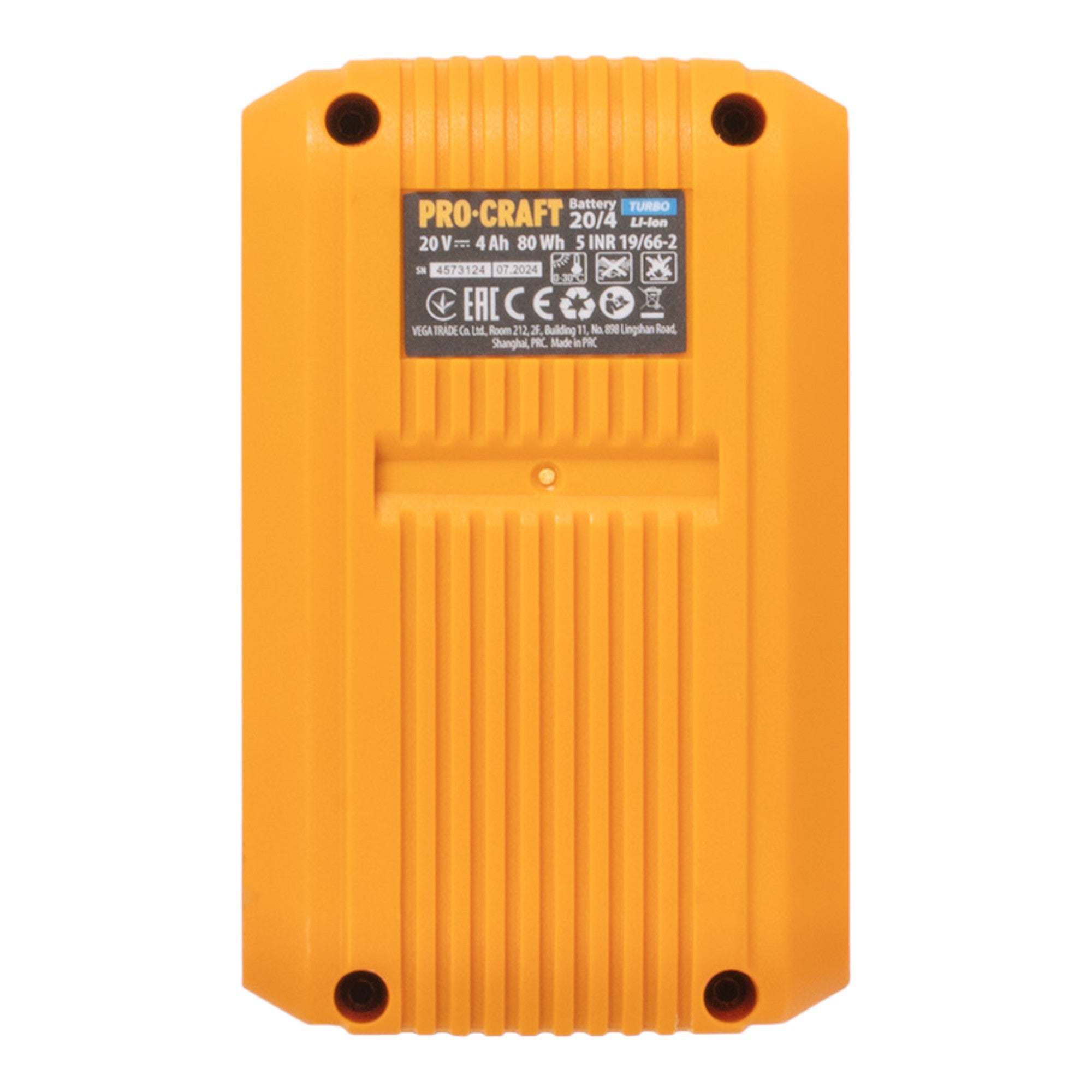 Procraft 20 4 Turbo Akku 20 V 4 0 Ah 4000 mAh Li ion mit Ladestandsanzeige 4 - toolbrothers