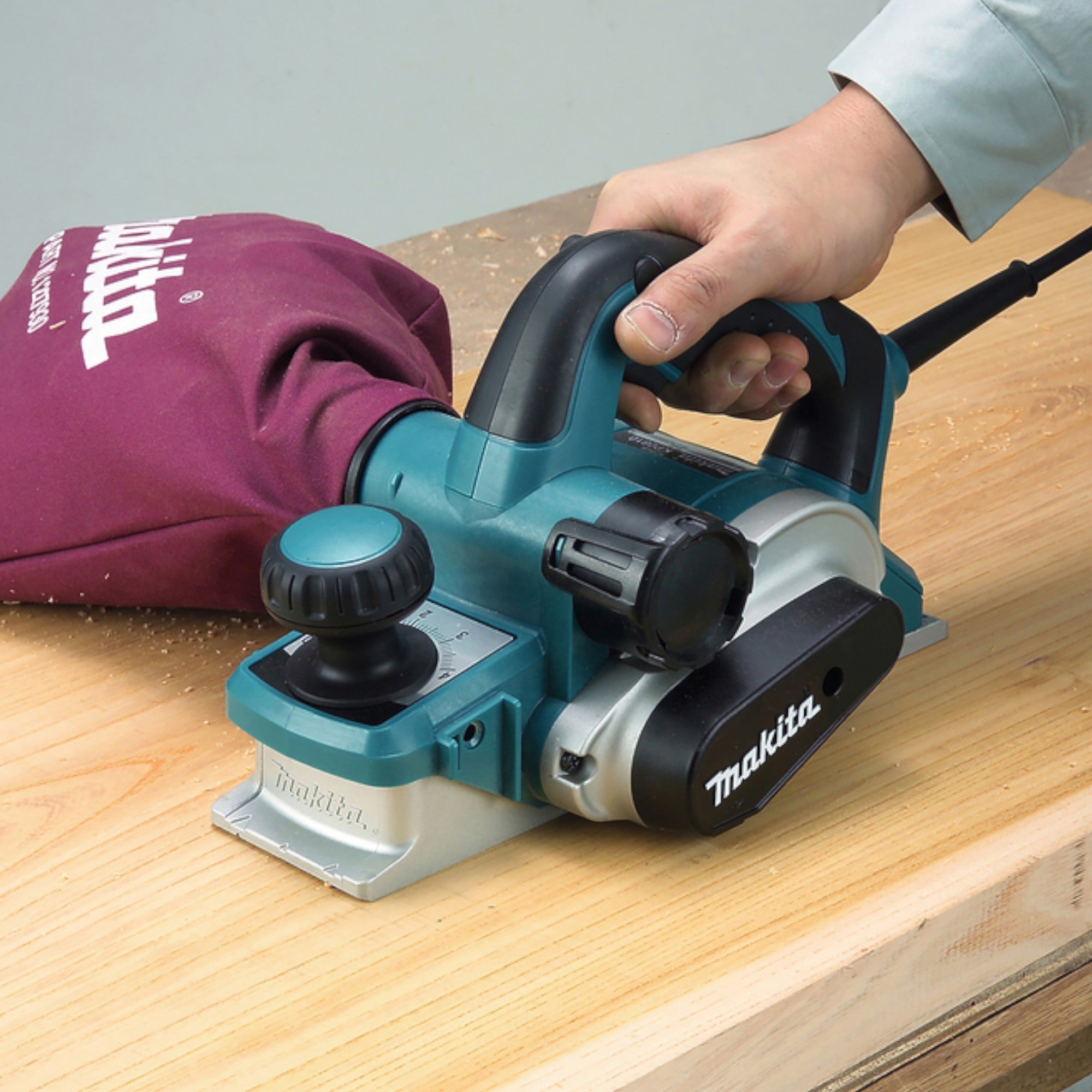 Makita KP 0810 J Falzhobel 850 Watt 82 mm Hobelbreite Makpac 3 - toolbrothers