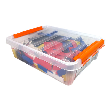 Knudsen Kilen Plastikbox mit Distanzkloetze Mix 1 5 mm Set Abstandklotz 520 Stueck 901000022  2 - toolbrothers