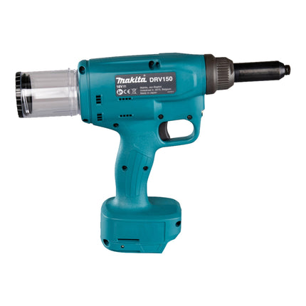 Makita DRV 150 RG Akku Blindnietsetzgeraet 18 V 10 kN 2 4 4 8 mm Brushless 2x Akku 6 0 Ah Ladegeraet 4 - toolbrothers