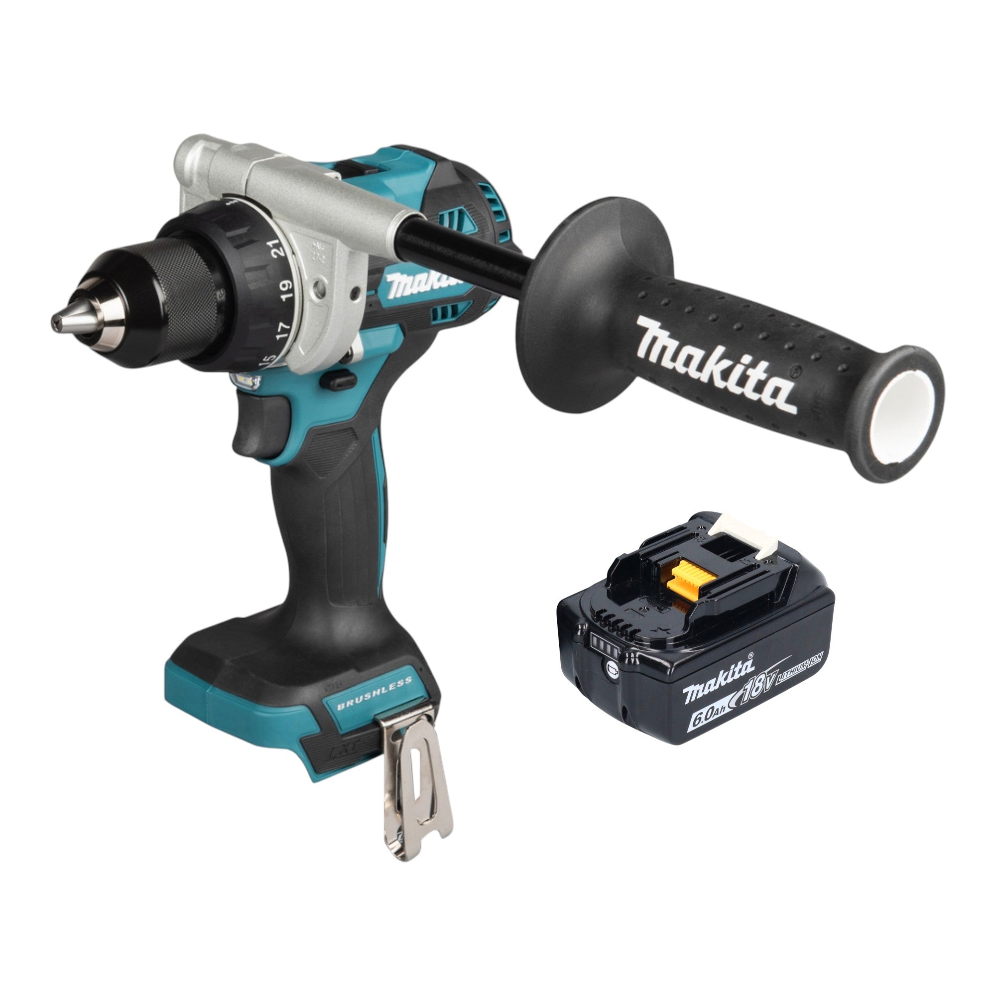 Makita DDF 492 G1 Akku Bohrschrauber 18 V 141 Nm Brushless 1x Akku 6 0 Ah ohne Ladegeraet 0 - toolbrothers