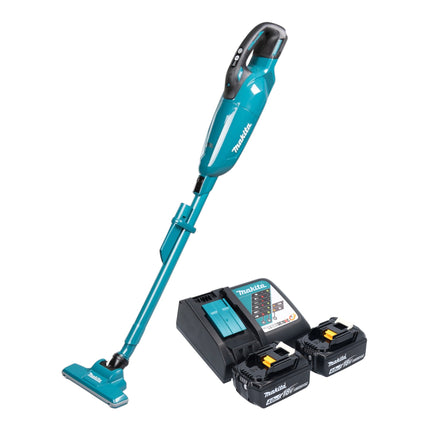 Makita DCL 284 FRM2 Akku Staubsauger 18 V 0 73 l Brushless 2x Akku 4 0 Ah Ladegeraet 0 - toolbrothers