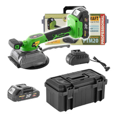 Procraft PTM20 1b c Akku Vibration Fliesen Saugheber 20 V 1x Akku 2 0 Ah Ladegeraet Koffer 0 - toolbrothers