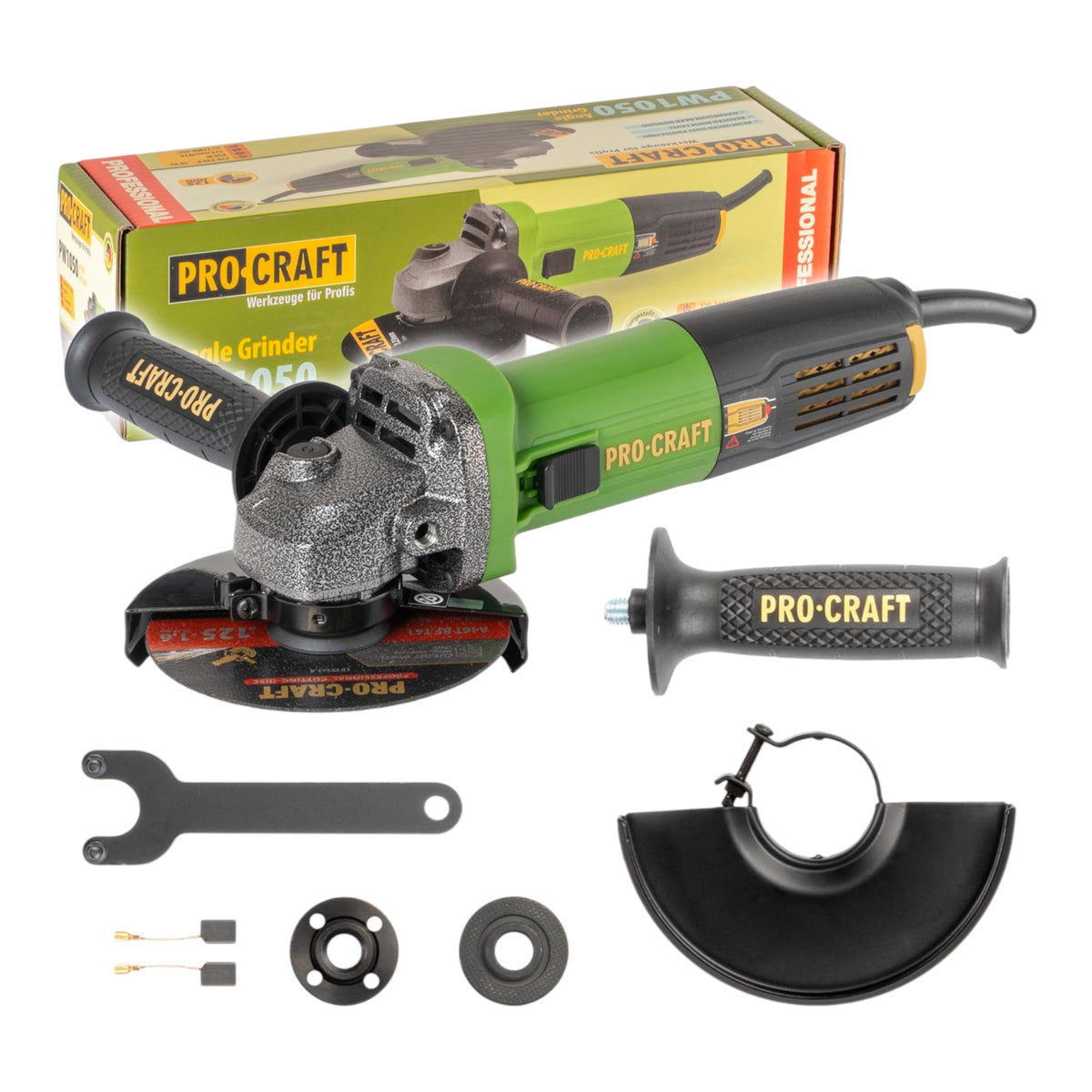 Procraft PW1050 Meuleuse d'angle 850 watts 125 mm