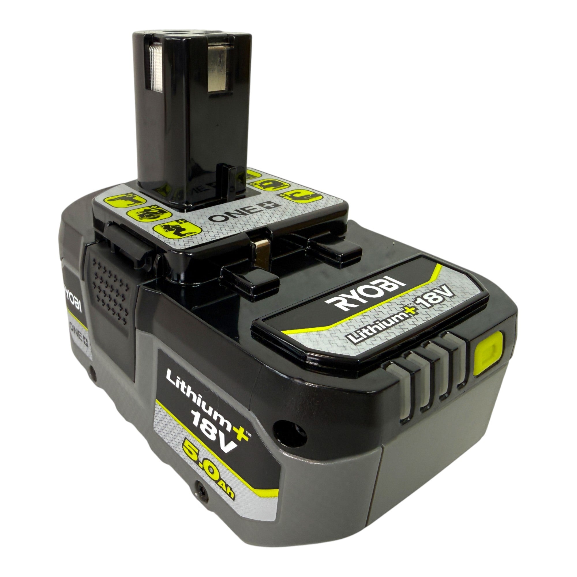 RYOBI RB1850X Akku 18 V 5 0 Ah 5000 mAh Li Ion ONE 5133005287 mit Ladestandanzeige 2 - toolbrothers