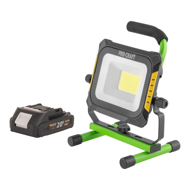 Procraft LP20 Akku LED Strahler 20 V IP 20 1x Akku 2 0 Ah ohne Ladegeraet 0 - toolbrothers