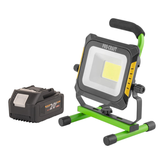 Procraft LP20 Akku LED Strahler 20 V IP 20 1x Akku 4 0 Ah ohne Ladegeraet 0 - toolbrothers