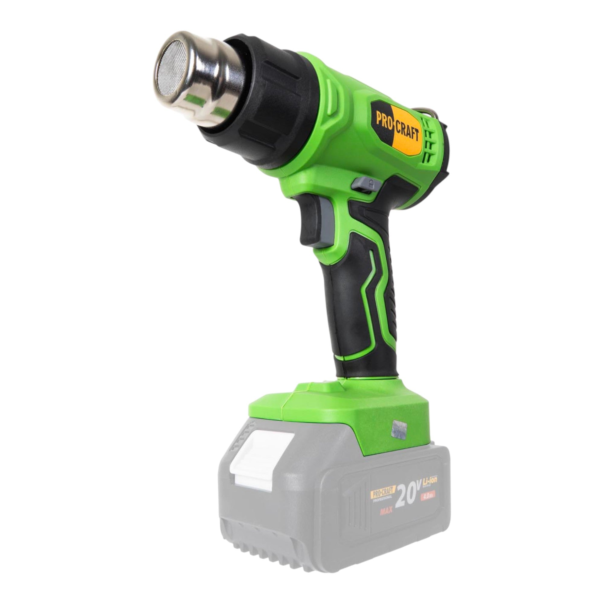 Procraft PH24bb Akku Heissluftpistole 20 V 50 550 C 2x Akku 4 0 Ah Ladegeraet RHINO Toolcase 1 - toolbrothers