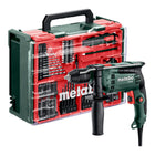Metabo SB 650 Set Schlagbohrmaschine 650 W 10 Nm 78 tlg Zubehoer Set 600742710  0 - toolbrothers
