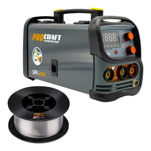 Procraft SPI-290 Kombi Inverter Schweißgerät 3,8 kW Co Flux MMA TIG Lift + Fülldraht
