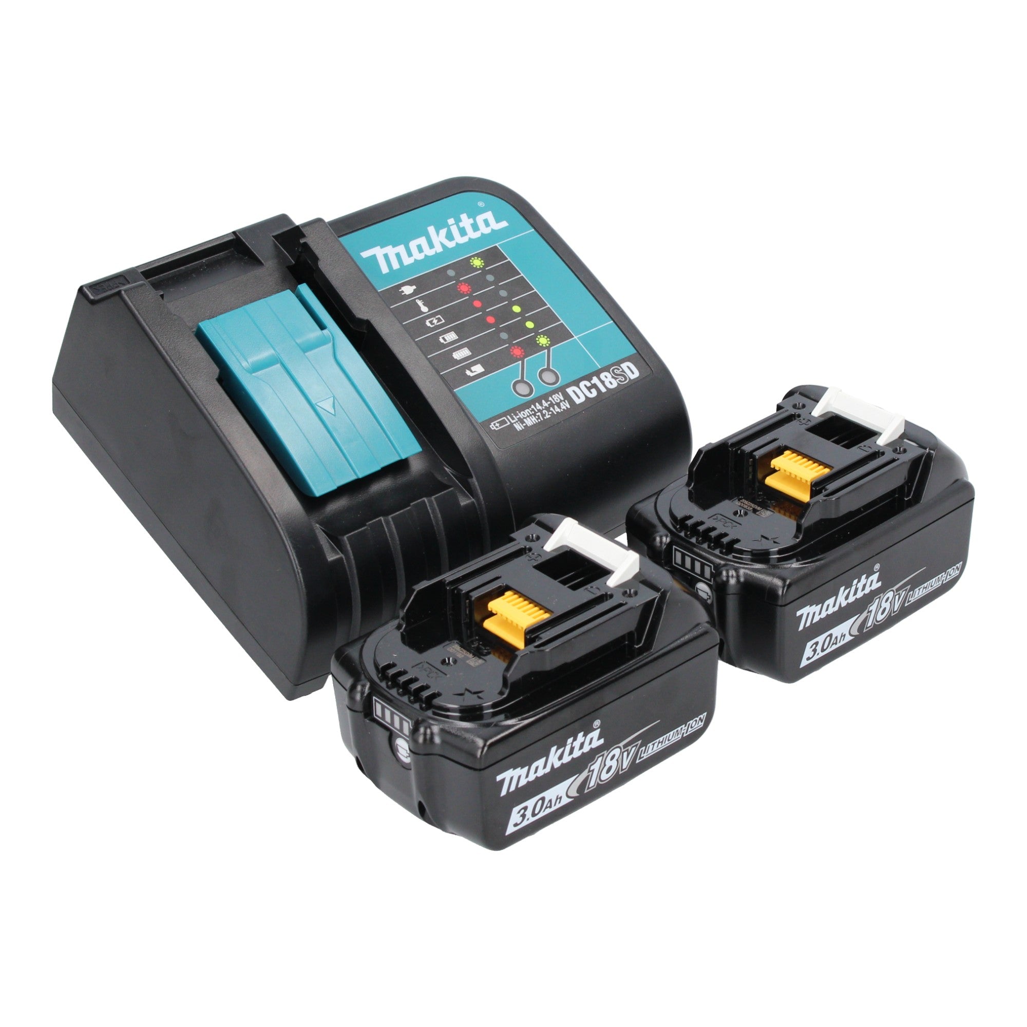 Makita DCL 286 FSF2 Akku Staubsauger 18 V 0 25 l Brushless 2x Akku 3 0 Ah Ladegeraet 2 - toolbrothers