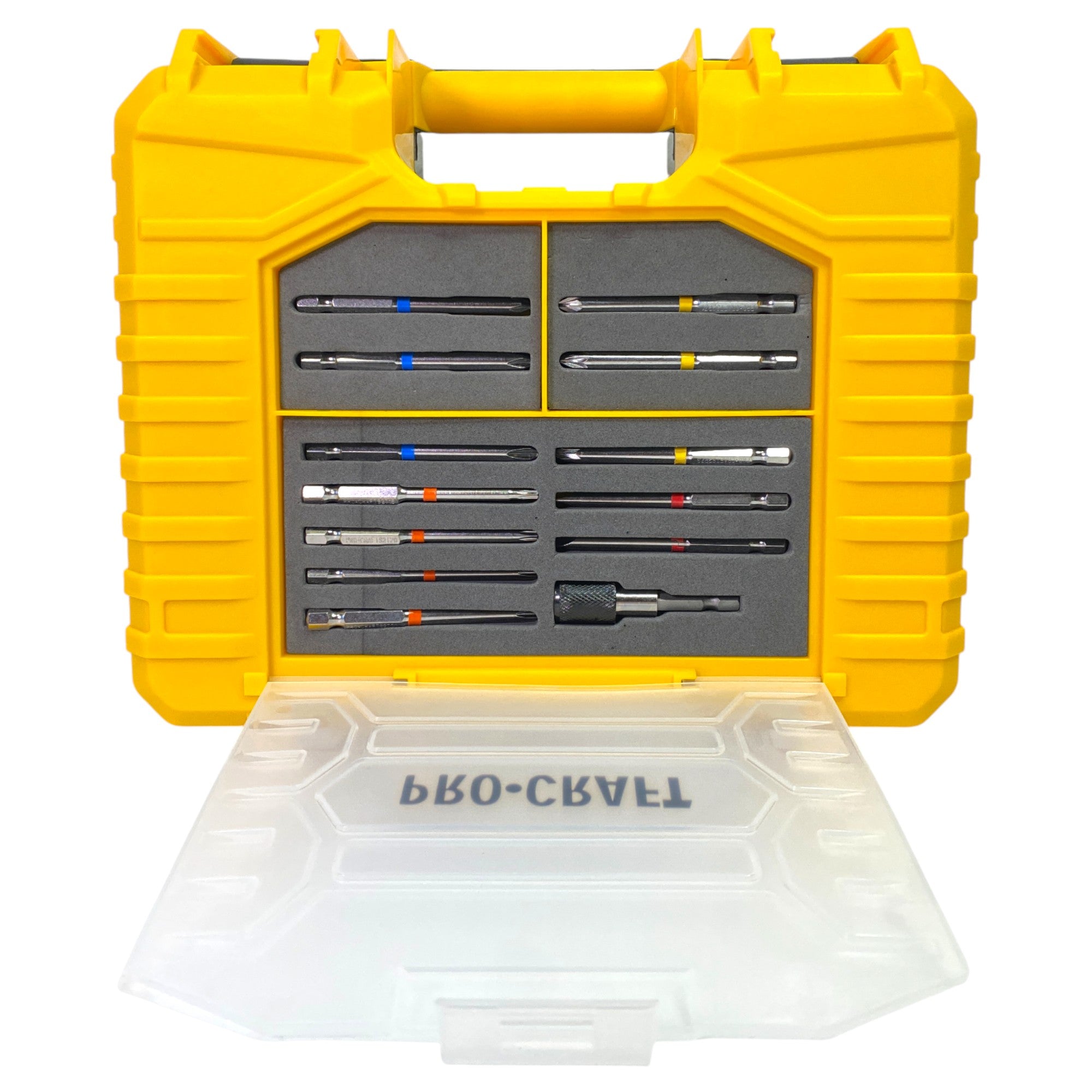 Procraft PA18Pro2 1B C Akku Bohrschrauber 20 V 30 Nm Brushless 1x Akku 2 0 Ah Ladegeraet 13 tlg Bit Set Koffer 3 - toolbrothers