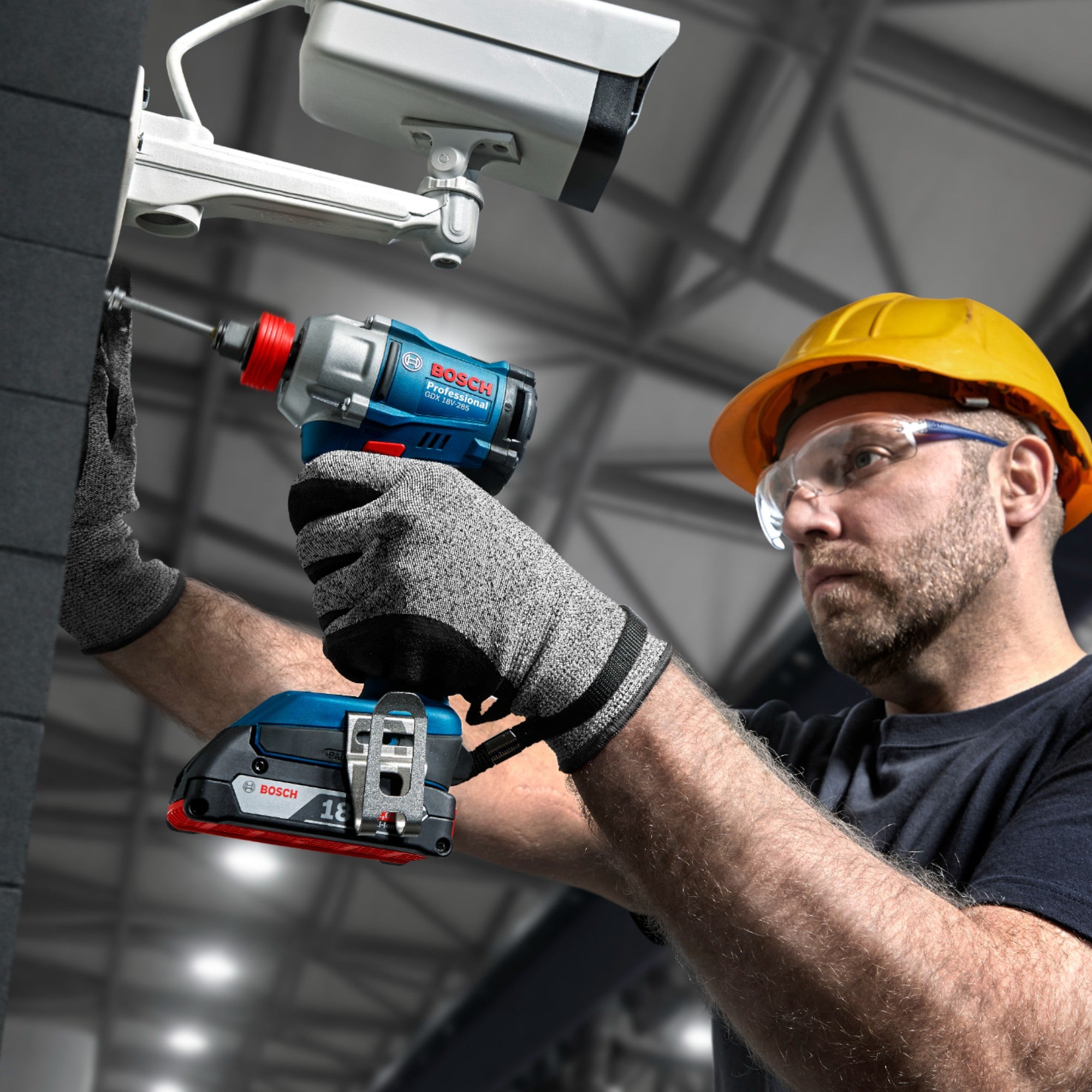 Bosch GDX 18V 285 Professional Akku Drehschlagschrauber 18 V 285 Nm 1 4 Brushless 1x Akku 4 0 Ah ohne Ladegeraet 4 - toolbrothers