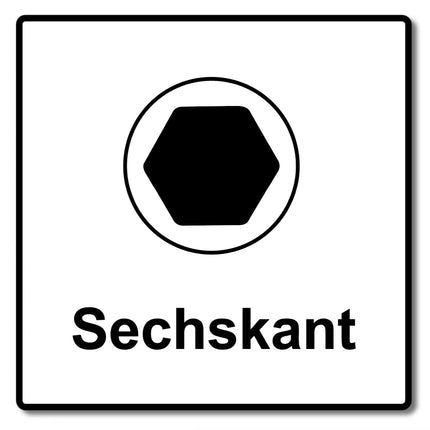 HECO MULTI-MONTI-plus SS Betonschraube 7,5 x 60 mm 150 Stk. SW 10 Sechskantkopf verzinkt A2K ( 3x 48393 ) - Toolbrothers