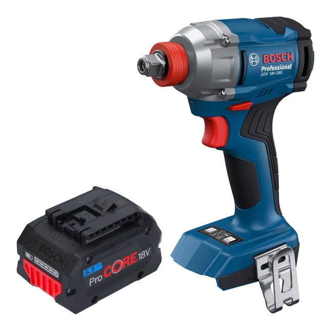 Bosch GDX 18V 285 Professional Akku Drehschlagschrauber 18 V 285 Nm 1 4 Brushless 1x ProCORE Akku 5 5 Ah ohne Ladegeraet 0 - toolbrothers