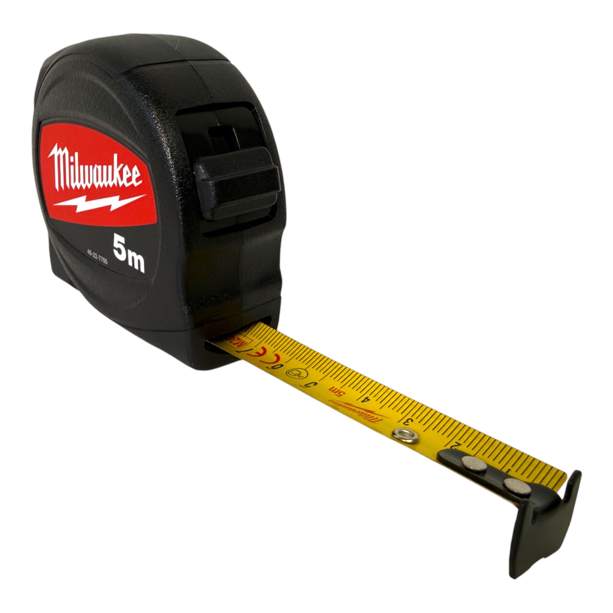 Milwaukee Slim Line Massband 5m schwarz rot 4932498604  0 - toolbrothers