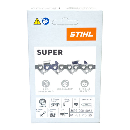 Stihl Picco Super 3 Pro PS3 Pro Saegekette 3 8 P 1 1 mm 55 TG 36990000055  1 - toolbrothers